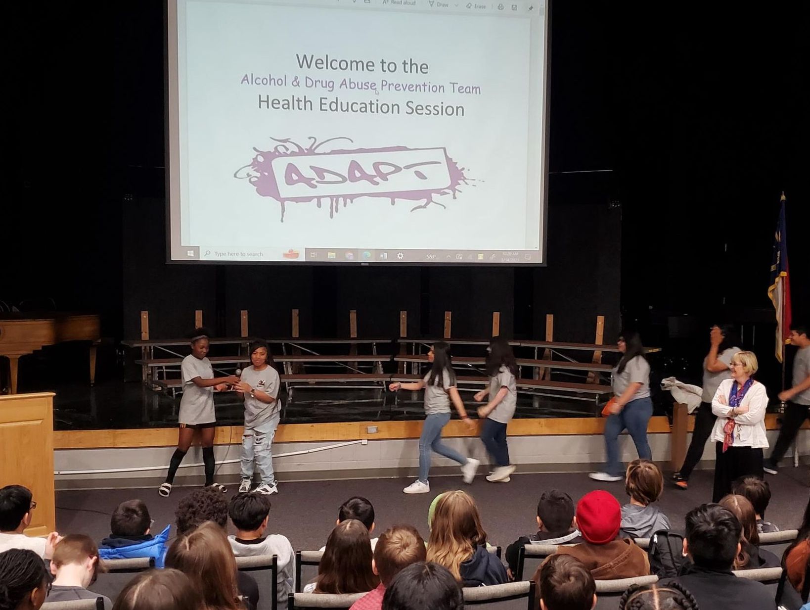 Students at an ADAPT Health Education Session