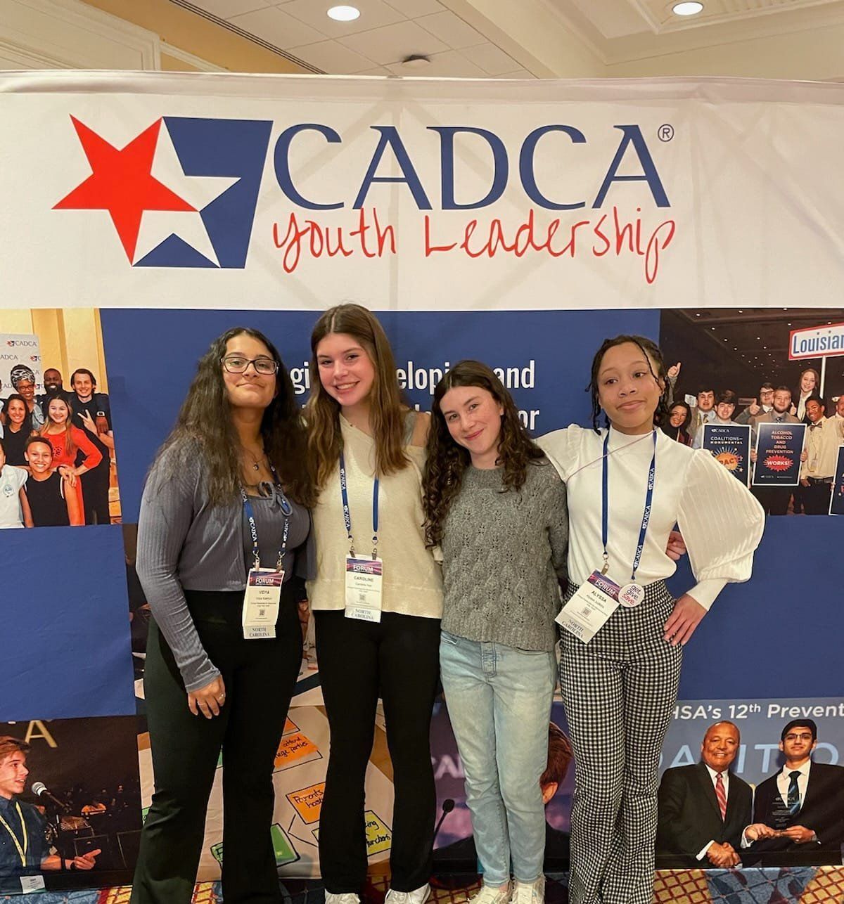 ADAPT interns at a national yoth leadership conference