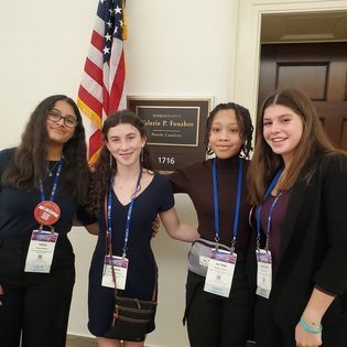 ADAPT interns on Capitol Hill