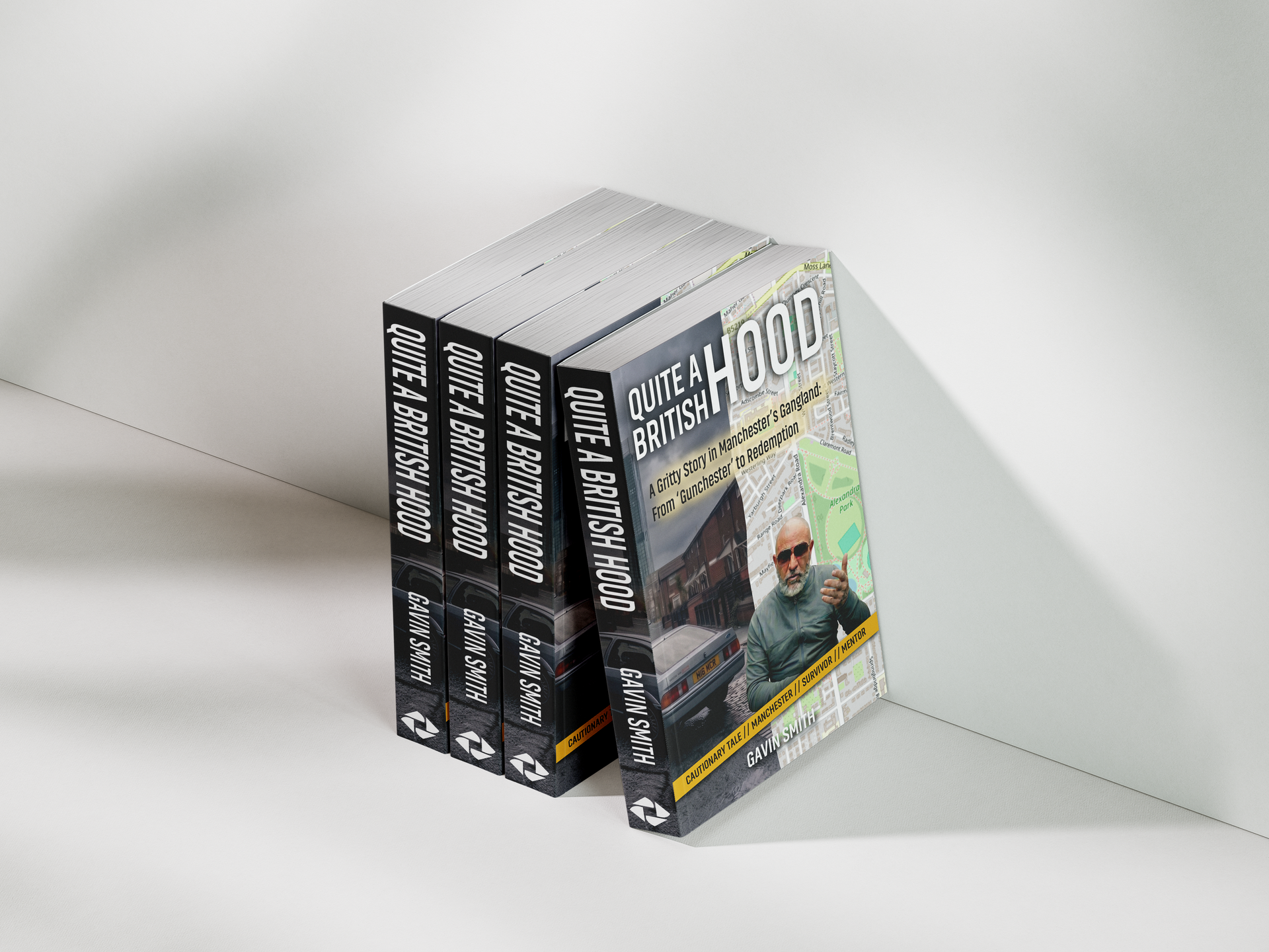 Book cover titled “Write a British Hood” standing on a light gray surface.