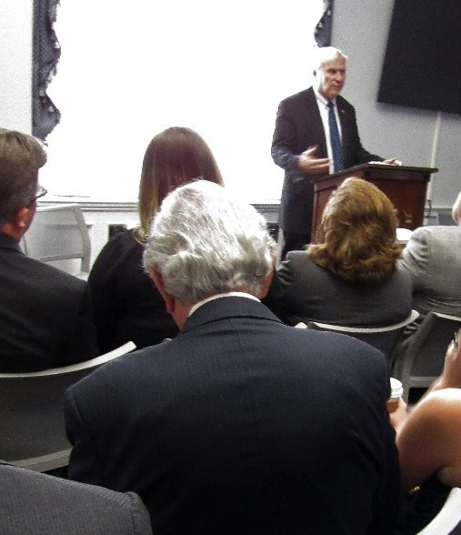 Image of speaker on Capitol Hill