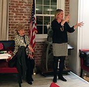 Speaker at MGTN workshop Syntelligent employees at Luray Page Chamber banquet