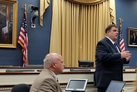 CEO Stephen Synnott speaking at Capitol Hill image