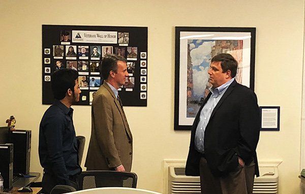 Syntelligent Employees speaking with Congressman Ben Cline