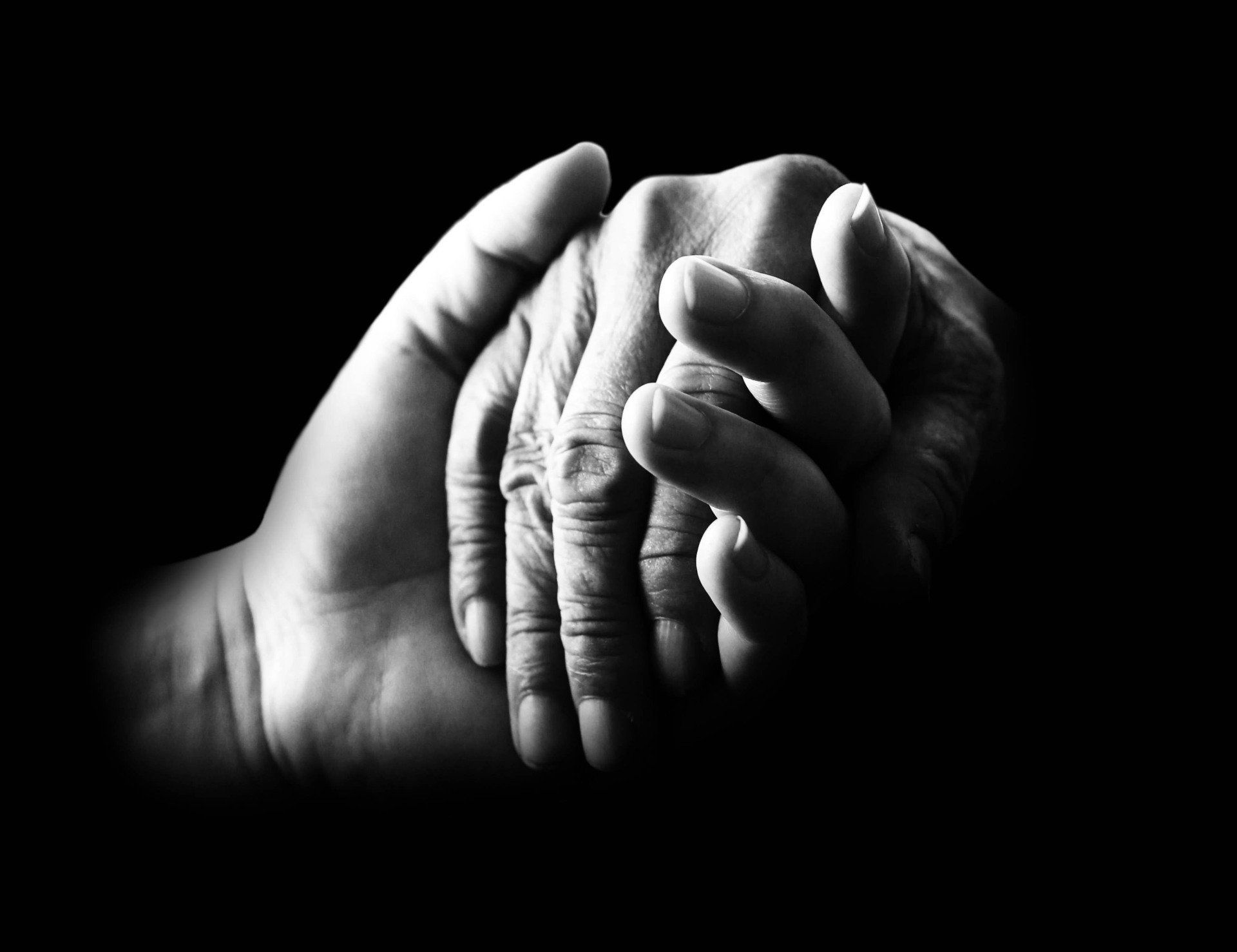 image of hand holding hand