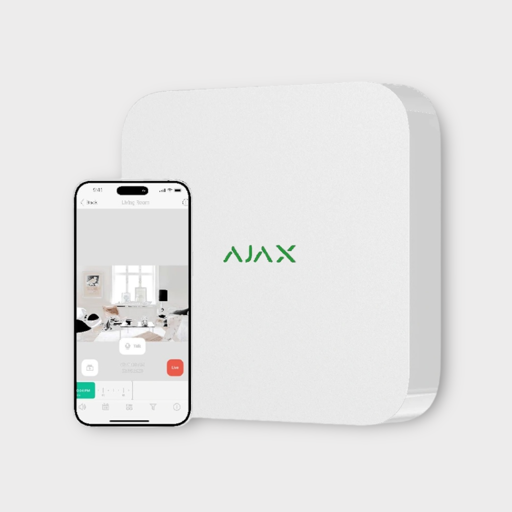 AJAX NVR (16-ch) Netwerkvideorecorder voor 16 kanalen AJAX NVR 8 kanalen netwerkvideorecorder camerasysteem nu ook in Spanje verkrijgbaar