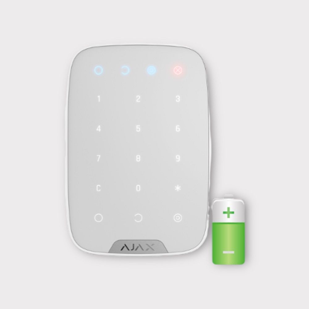 AJAX alarmsysteem KeyPad PLUS batterijen