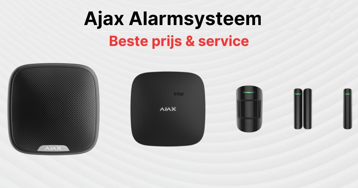 AJAX alarmsysteem beste prijs en service van RH Beveiliging