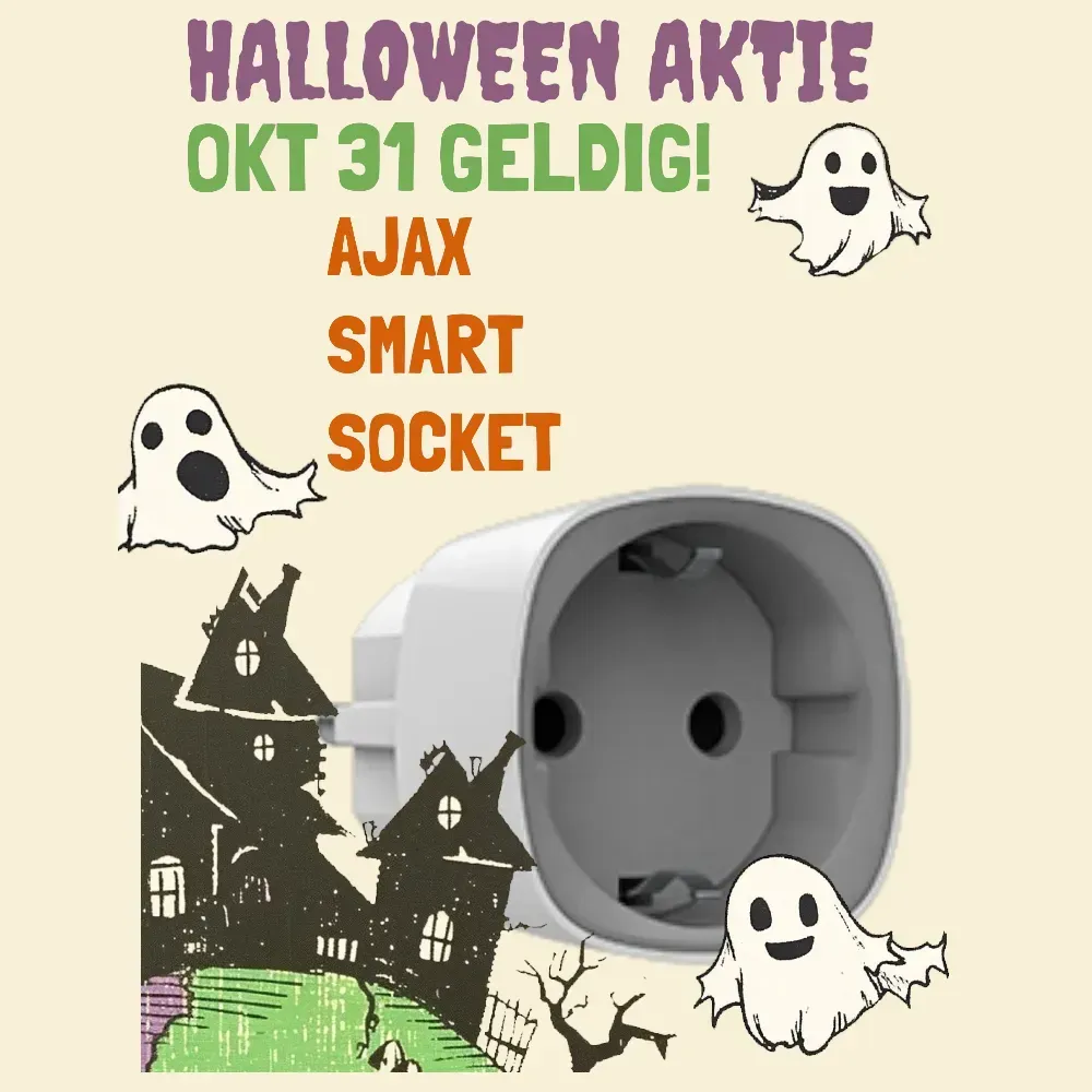 AJAX Smart Socket actie Halloween 2024 blog