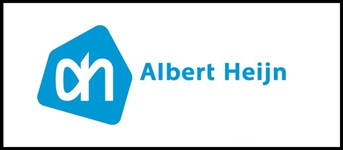 Albert Heijn supermarket logo: blue stylized