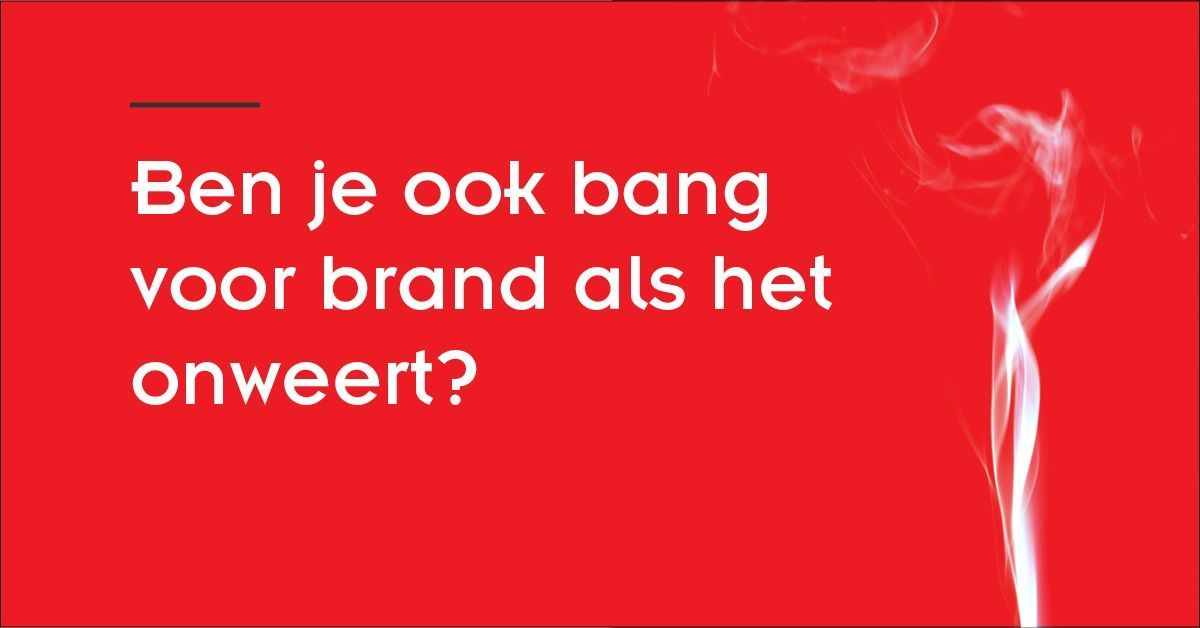 Ben jij ook bang voor brand als het onweert