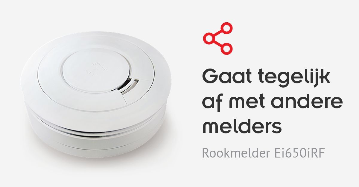 rookmelders met wifi module Ei 650 irf gaat tegelijk af met andere melders