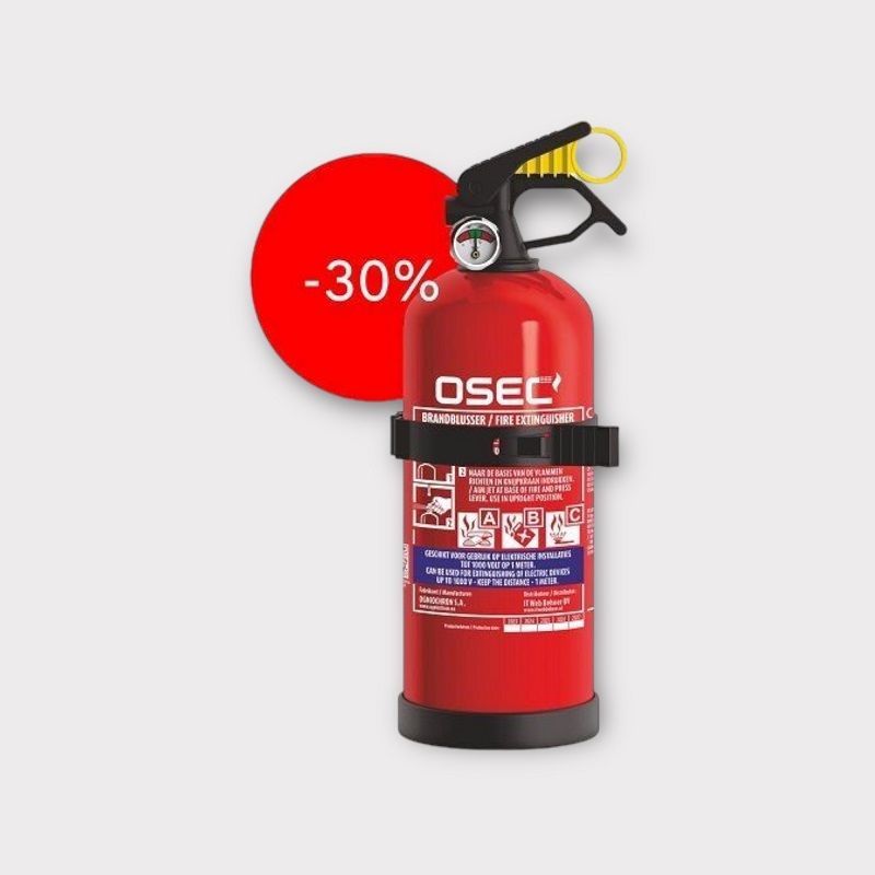 Poederblusser 1 kg voor Spanje