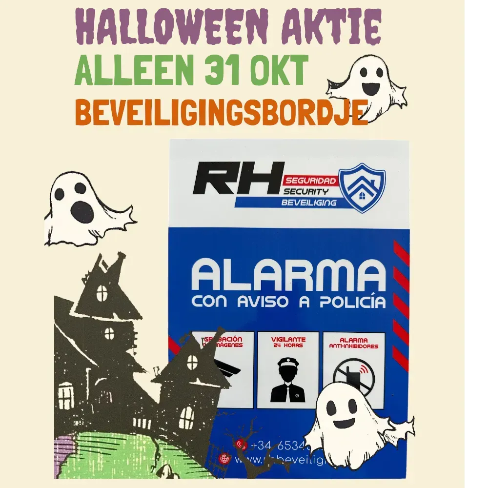 RH Beveiligingsbordje pictogram actie Halloween 2024 blog