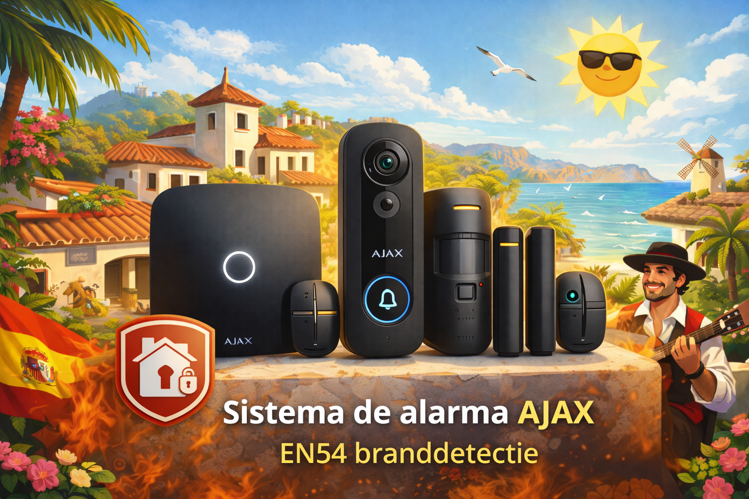 Sistema de alarma AJAX Seguridad fiable para España
