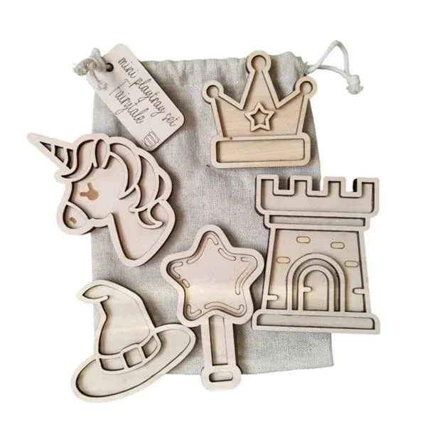 Houten Vulvormen set Sprookjes - Kiddi