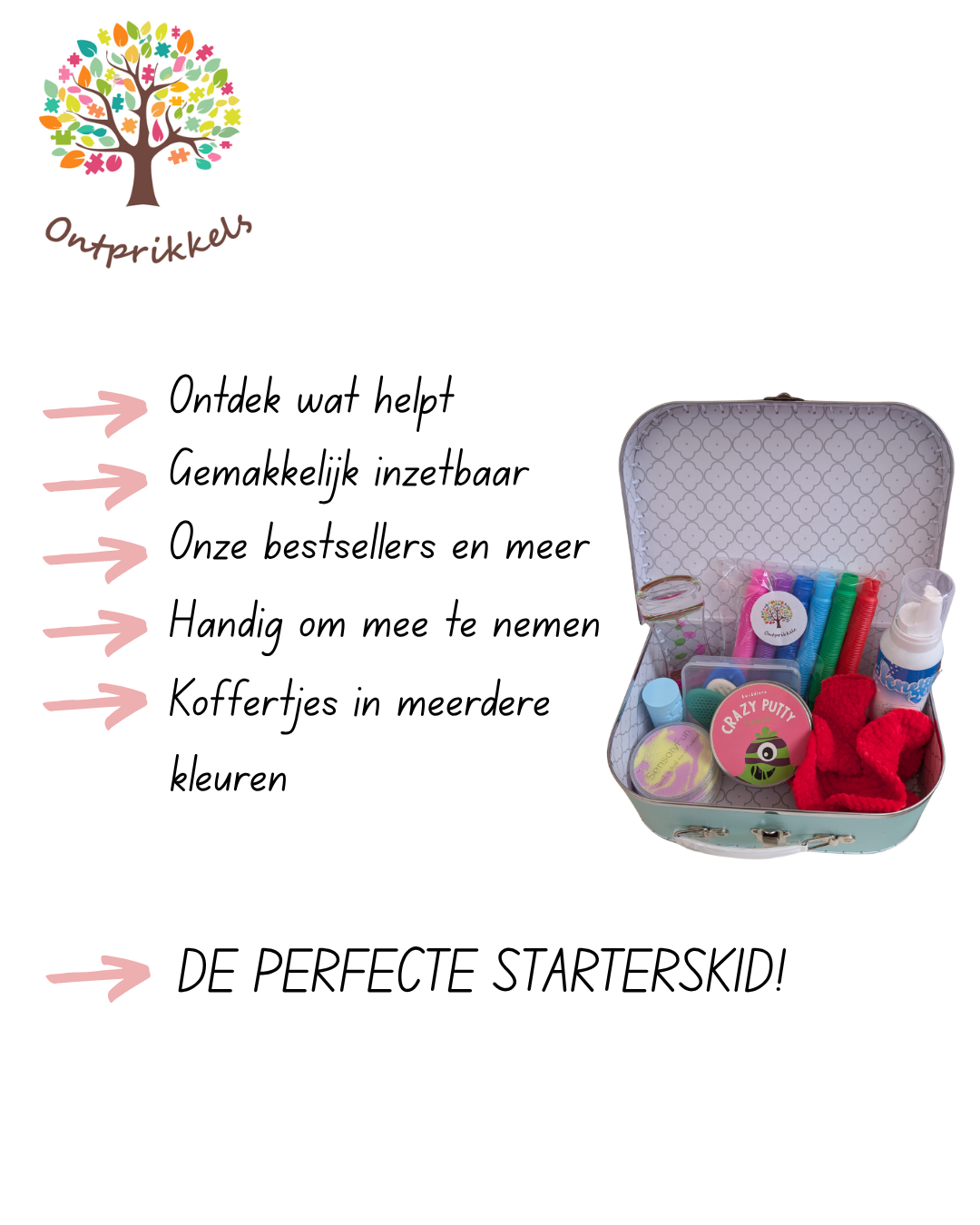 Dé Ontprikkelkoffer van Ontprikkels!