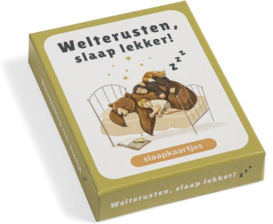 Welterusten, slaap lekker! slaapkaarten