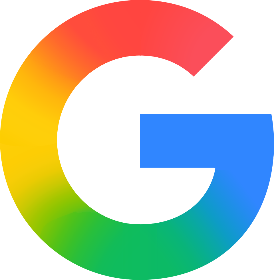 Google logo: Large multicolored 