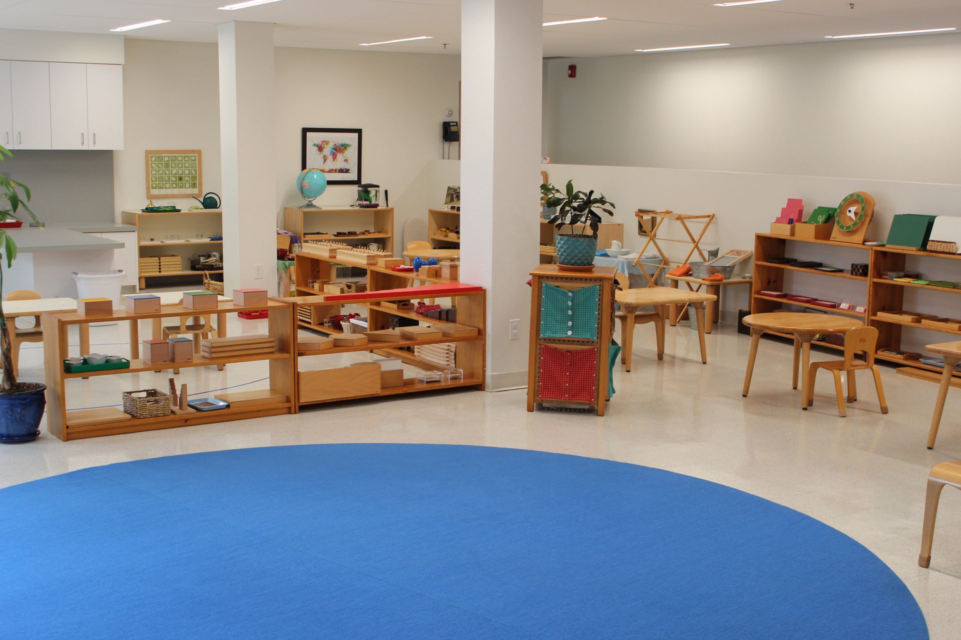 Chesterfield Montessori School Primary classroom.