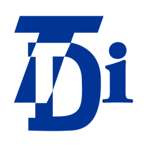 Blue logo:
