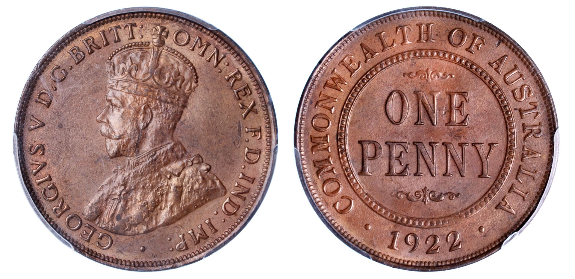 Lot 52 — 1922(p) Indian Obverse Penny, Ex Benchmark Collection, PCGS MS64BN. Sold $4,636