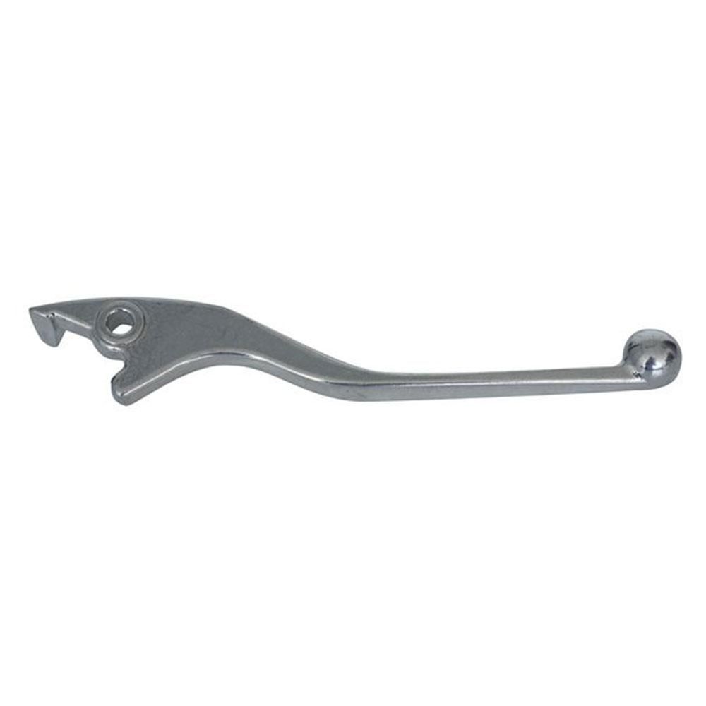 Silver Motorcycle Brake Lever With a Rounded End and a Hole — MPE Adventure Quads & Bikes In Thornton, NSW
