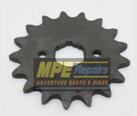 Golden Metal Sprocket With 12 Teeth, Central Opening — MPE Adventure Quads & Bikes In Thornton, NSW