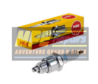 Spark Plug in a Yellow and Red Box — MPE Adventure Quads & Bikes In Thornton, NSW