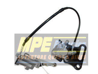 Black ATV Brake System With a Stainless Steel Brake Line — MPE Adventure Quads & Bikes In Thornton, NSW