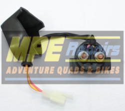 Black Starter Relay With Wires and Connector — MPE Adventure Quads & Bikes In Thornton, NSW