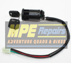 Black Ignition Switch With Keys and Wires — MPE Adventure Quads & Bikes In Thornton, NSW