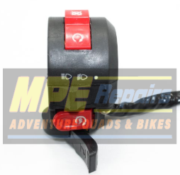 Motorcycle Handlebar Switch With Buttons and Wiring — MPE Adventure Quads & Bikes In Thornton, NSW