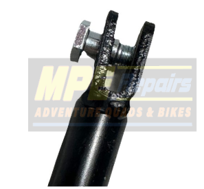 Black Motorcycle Kickstand With Spring Attached — MPE Adventure Quads & Bikes In Thornton, NSW