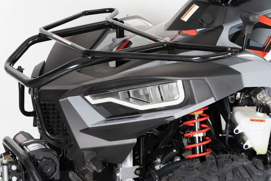 A Close Up of the Front of a Four Wheeler With a Bumper — MPE Adventure Quads & Bikes In Pokolbin, NSW
