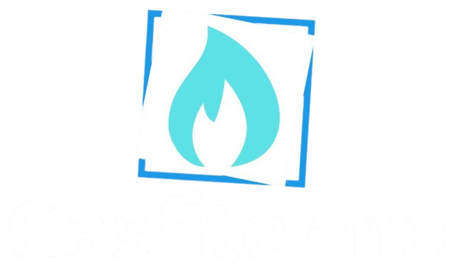 Logotipo de llama azul dentro de un cuadrado inclinado.