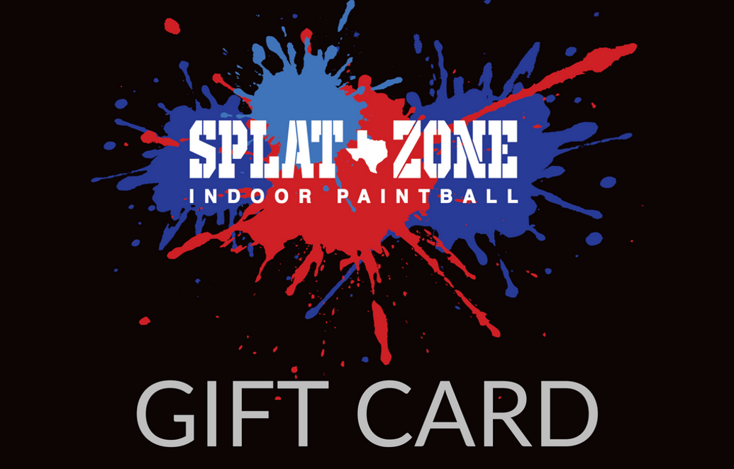 GIFT CARDS Splat Zone Indoor Houston