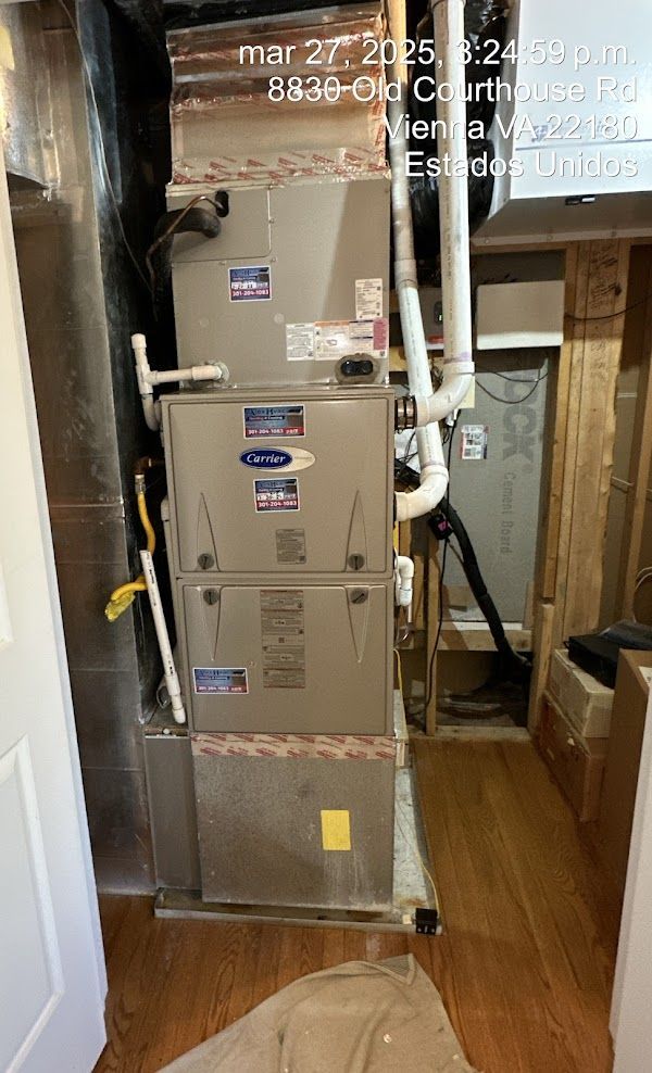 Carrier furnace installation service in Vienna, VA by Alex HVAC Service LLC
