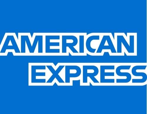Alex HVAC Service LLC | A blue and white american express logo on a blue background