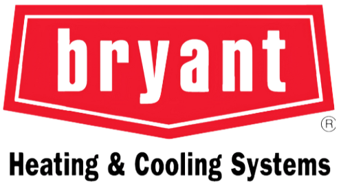 Alex HVAC Service LLC | The bryant heating and cooling systems logo is red and white.