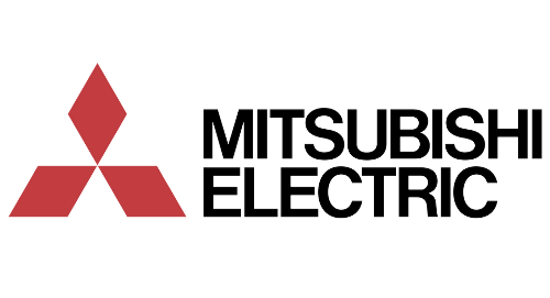 Alex HVAC Service LLC | The mitsubishi electric logo is red and black on a white background.