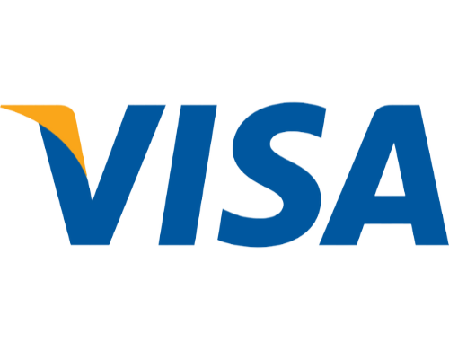 Alex HVAC Service LLC | A blue and yellow visa logo on a white background