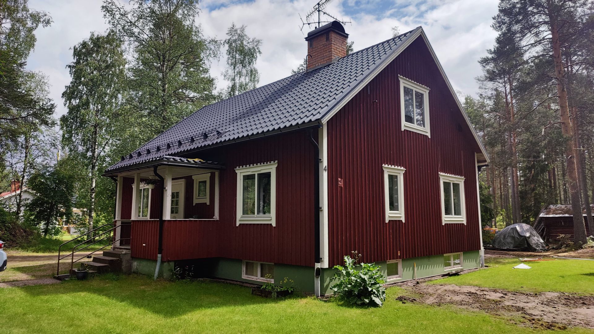 Slamfärg målning
