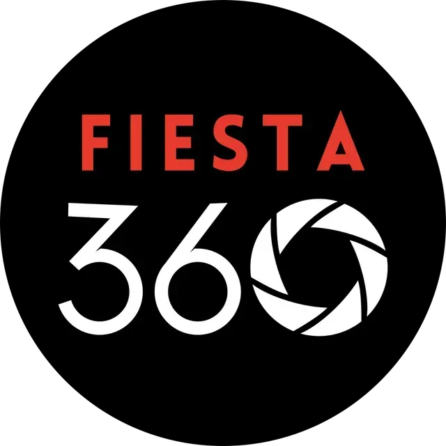 Fiesta 360 photo booth logo Tampa events branding