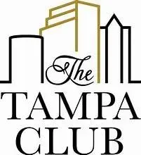 The logo for the tampa club is black and gold.