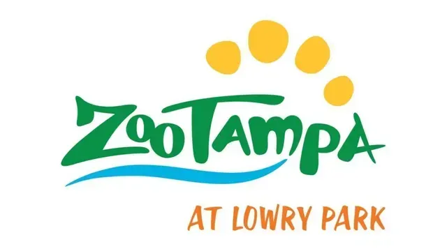 Zoo tampa at lowry park logo on a white background