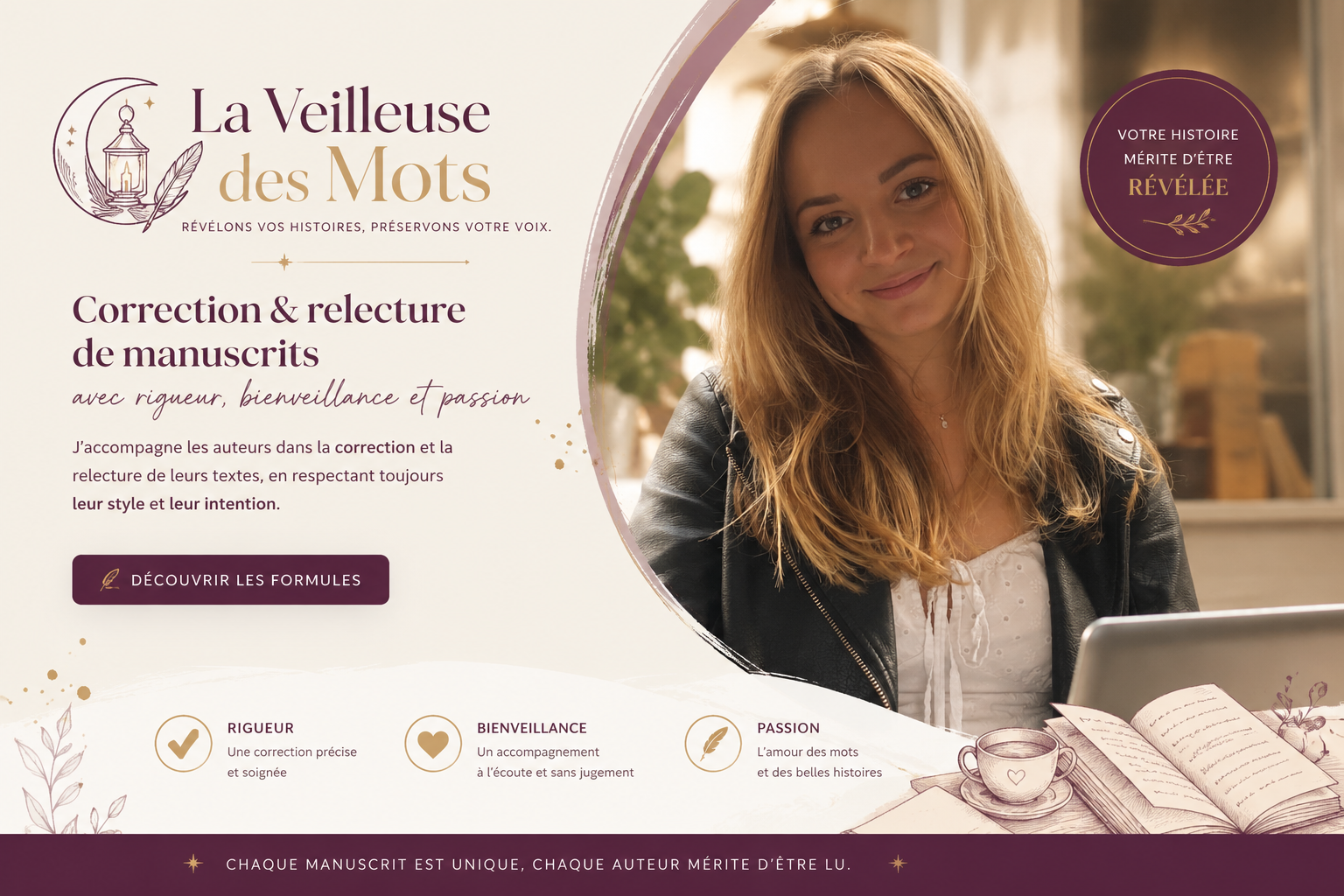 Univers graphique - La veilleuse des mots