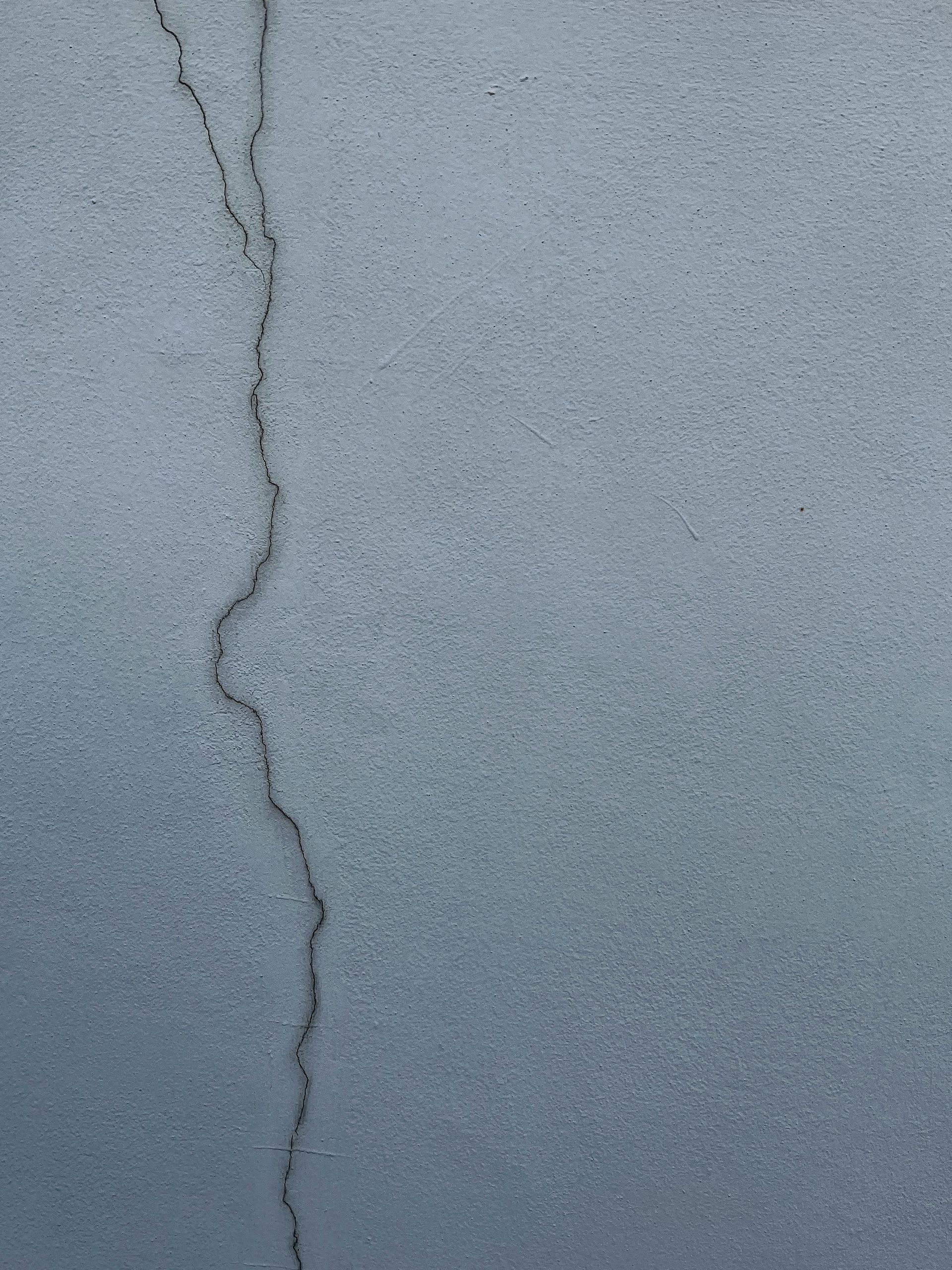 crack on the surface