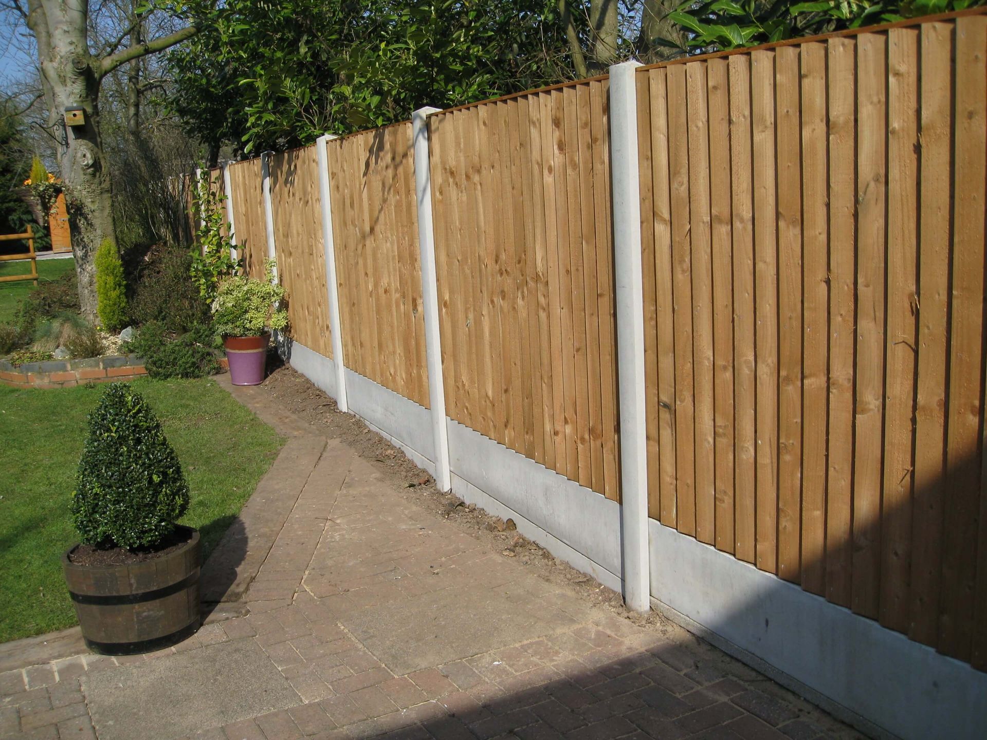 Concrete Fence Post Repair | Salisbury Fencing