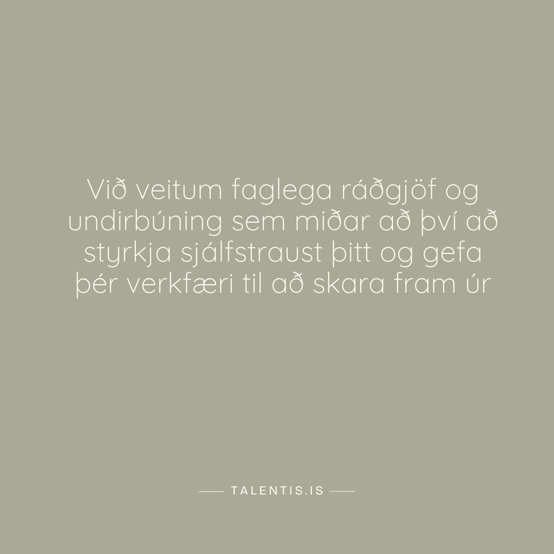 Fagleg ráðgjöf
